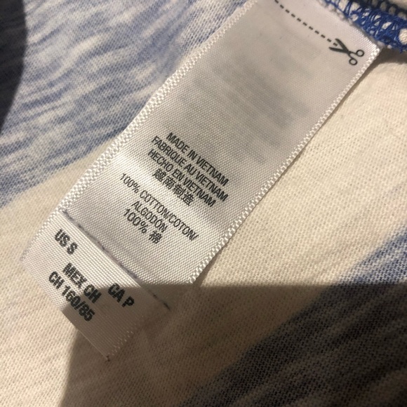 Juicy couture size small blue white stripped top - Picture 5 of 8